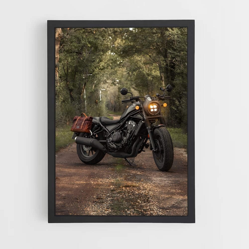 Poster moto Honda sophistiquée – affiche Honda Moto (vue 2)